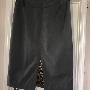 Sexy & Sophisticated Grey skirt by Express size 0